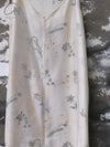 Mutedance 25 Spring/Summer Linen/Silk Printed Long Skirt MD-MD25SS115-HOARY MD25SS113
